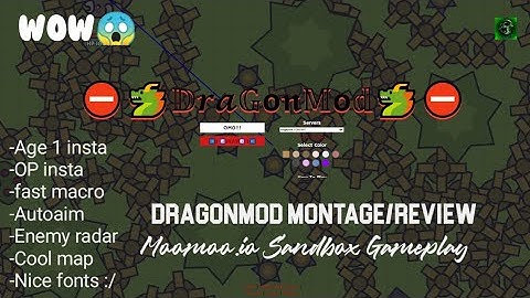 Moomoo.io New Dragonmod Hack Gameplay