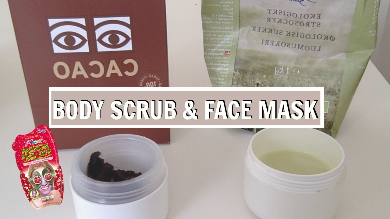 DIY body scrub & face mask YouTube