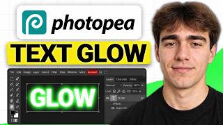 How to Make Text Glow in Photopea (Tutorial 2026)