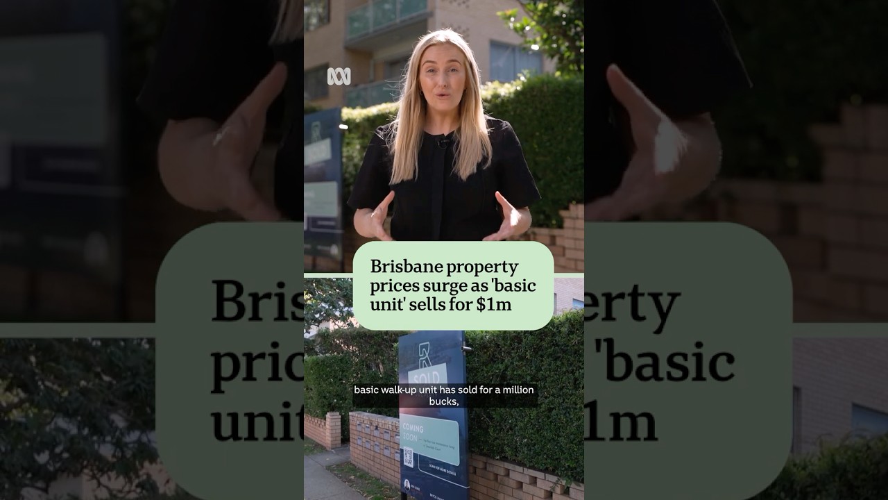 Brisbane property prices surge as "basic unit" sells for $1m | ABC NEWS