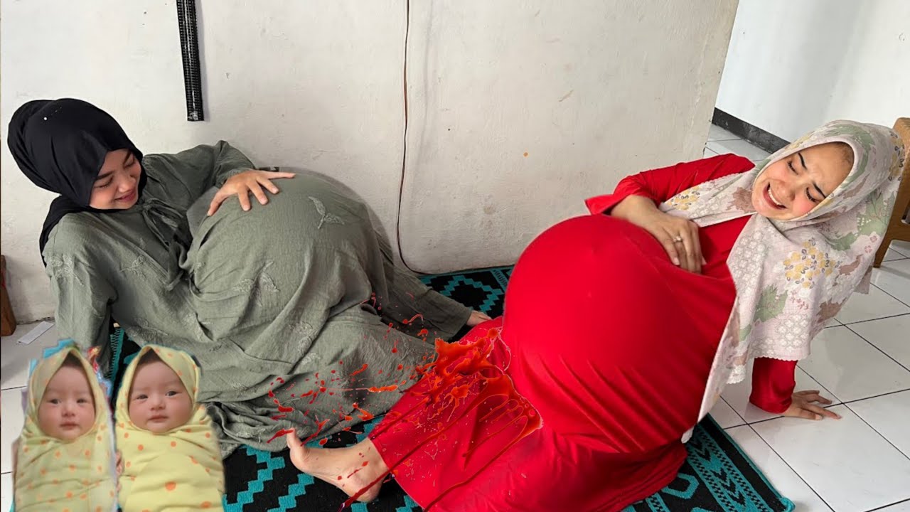 KAGET GARA2 MAKAN COKLAT😱‼️TIBA2 IBU HAMIL KONTRAKSI SAMPAI MELAHIRKAN BAYI SENDIRI SECARA NORMAL