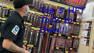 Top 5 Tools I Wish I would have Gotten Harbor Freight!