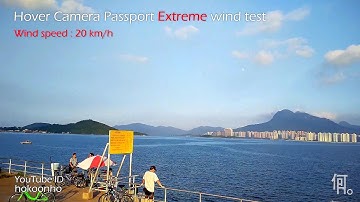 Hover camera passport Extreme wind test (video sample)