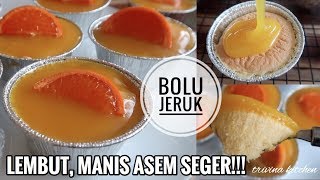 BOLU JERUK TOPPING VLA JERUK | Orange Cake | Trivina Kitchen