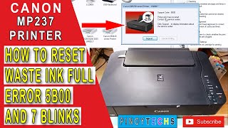 Cara Reset Printer Canon MP287 Tidak Bisa Print Error Number 5B00 Dengan Mudah