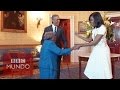 Una mujer de 106 años hace bailar a los Obama