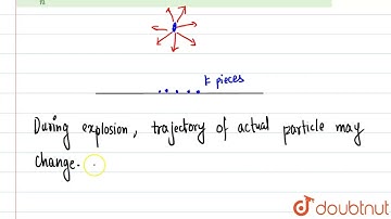 A shell in flight explodes into n equal fragments k of the fragments reach the ground earlier th...