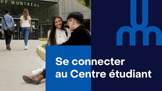 Comment accéder au Centre étudiant et gérer facilement l'inscription aux cours?🔗