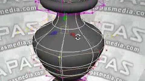 3d modeling tutorials Flower vase - 3ds max maya lessons by TAPAS multimedia animation hyderabad