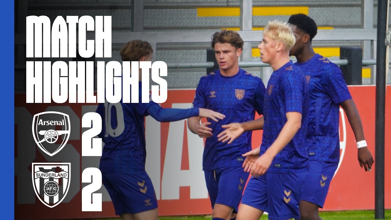 Ogunsuyi At The Double | Arsenal FC U21s 2 - 2 Sunderland AFC U21s | PL2 Highlights