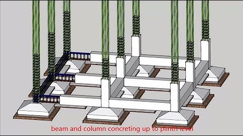 Animation video for sub structure detailing | RCC building