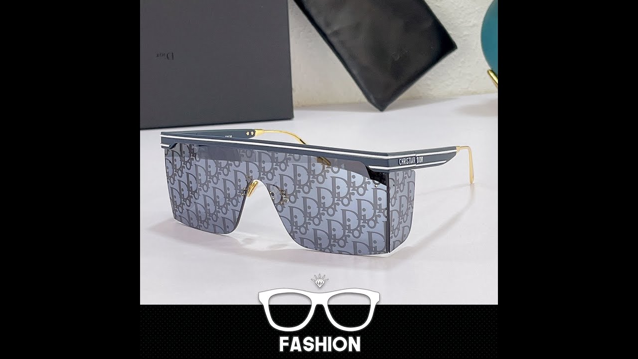 Sunglasses M1U Blue Dior Oblique Mask Sunglasses YouTube