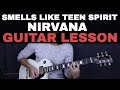 Smells Like Teen Spirit - Nirvana Guitar Tutorial Lesson Rhythm + Lead