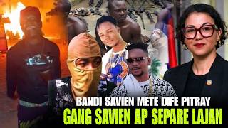 Gang Savien Poten boure Pitray, anpil dega, Video Chef Gang Dèdè kap bay Lajan apre masak, sa tris !