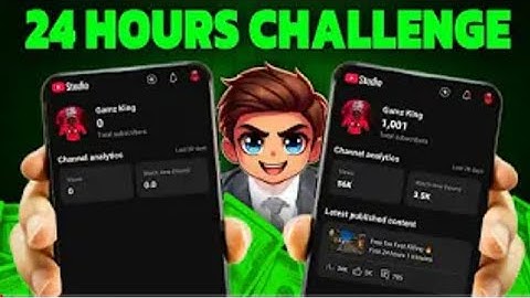 1 DAY Challenge (Shoking Result) How To Grow Gaming Channel From O Subscribers