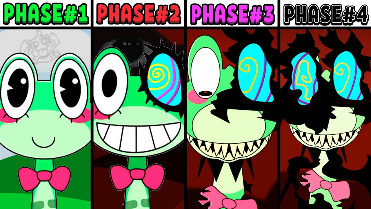 All Phases in New Incredibox Sprunki Oc of Ribbit: From Phase 1 to ...