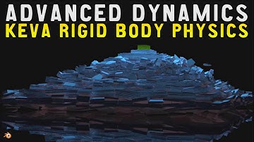 Blender - Advanced Dynamics Keva Rigid Body Physics #b3d
