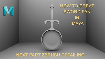 Create a Fantasy Sword PAN : 3D Model in Maya 2022