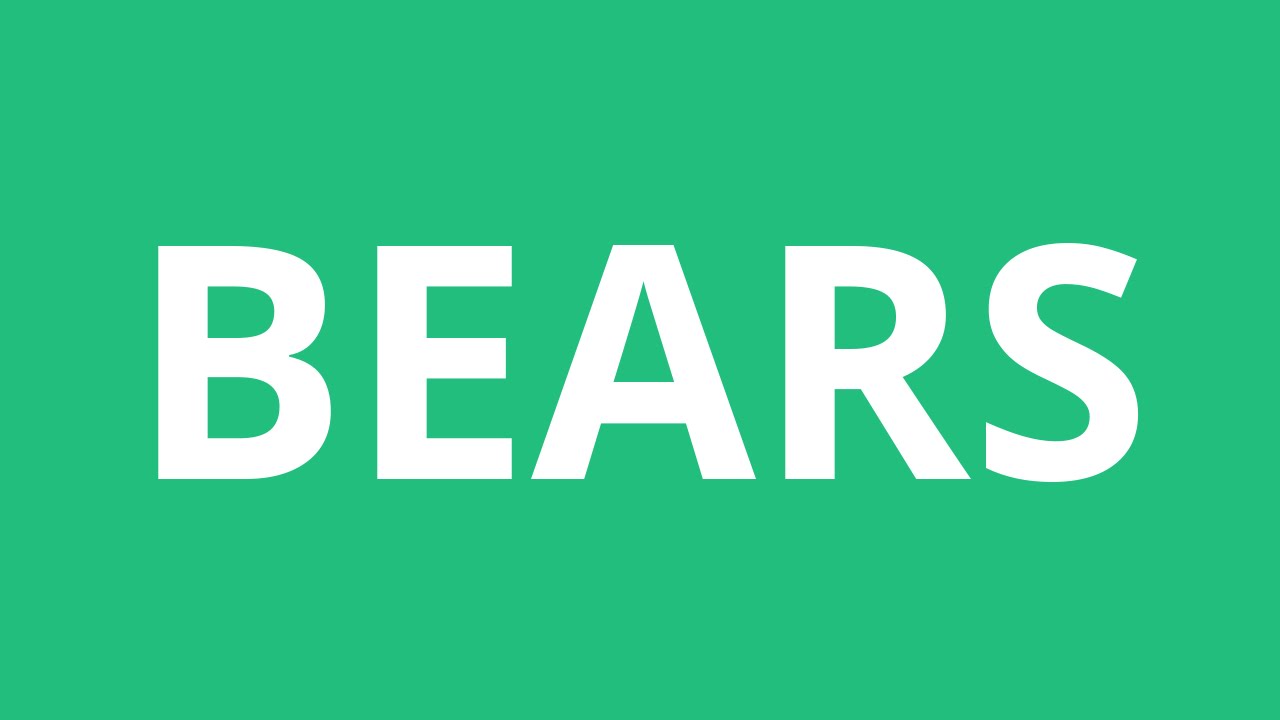 How To Pronounce Bears Pronunciation Academy YouTube