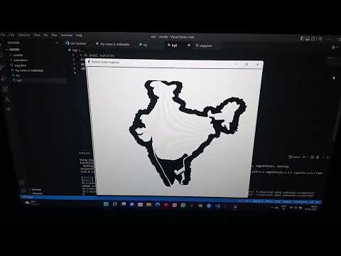 ajp abdul kalam sir drowning in India map /python code