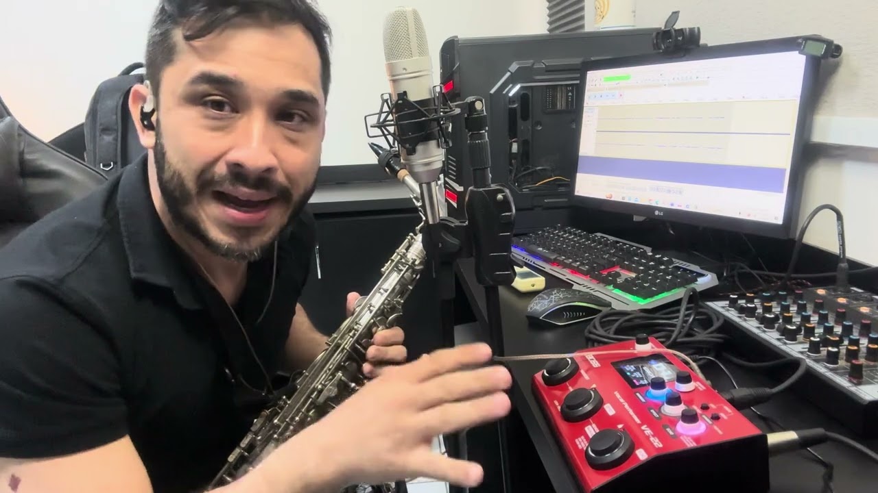 Primeiras Impressões Boss VE22 - No saxofone