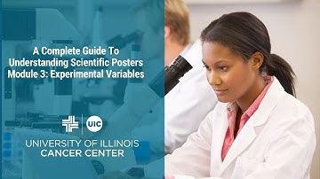 #3 Experimental Variables - A Complete Guide to Understanding Scientific Posters