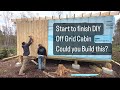 Detailed of how we built our off grid cabin  12x20 affordable cabin  30 acres for 35k