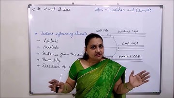 CLASS -5 SOCIAL STUDIES: WEATHER AND CLIMATE PART -2