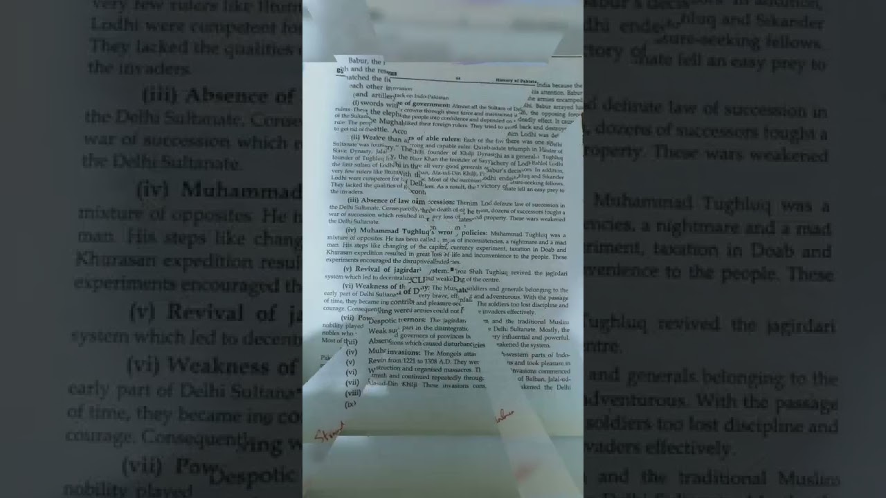 Fall of Delhi sultanate