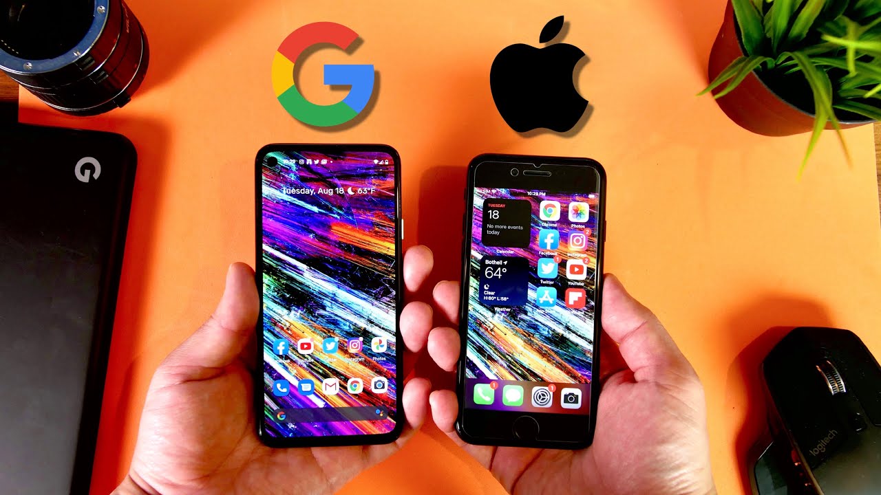 Google Pixel 4a vs  iPhone SE - Which Phone is Better  