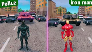 rope Hero ki iron man ki dress|rope Hero ne police officer ki duty join kar li|vice town me iron man screenshot 2