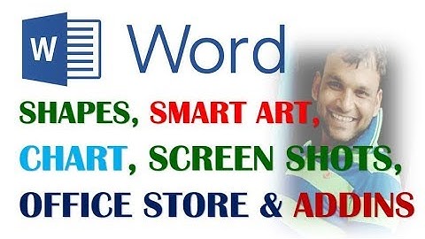 Part 4 MS Word Complete Illustrations &  Add-ins Group