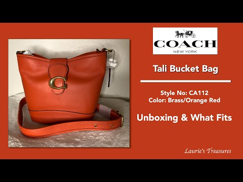 COACH ORANGE LEATHER WRISTLET POUCH 237045835 &, Luxury, Bags & Wallets on  Carousell