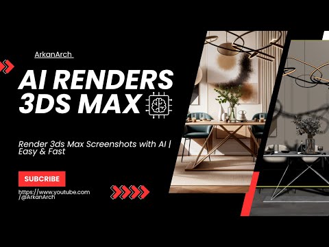 Render 3ds Max Screenshots with AI | Easy & Fast #ai #3dsmax #render #mnml #screenshot #interior