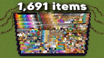 Tôi Thu Thập Tất Cả Vật Phẩm Trong Minecraft | Bedrock