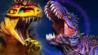 World Boss T.rex Omega 09 All New Vip Dinosaurs - Juric World The Game