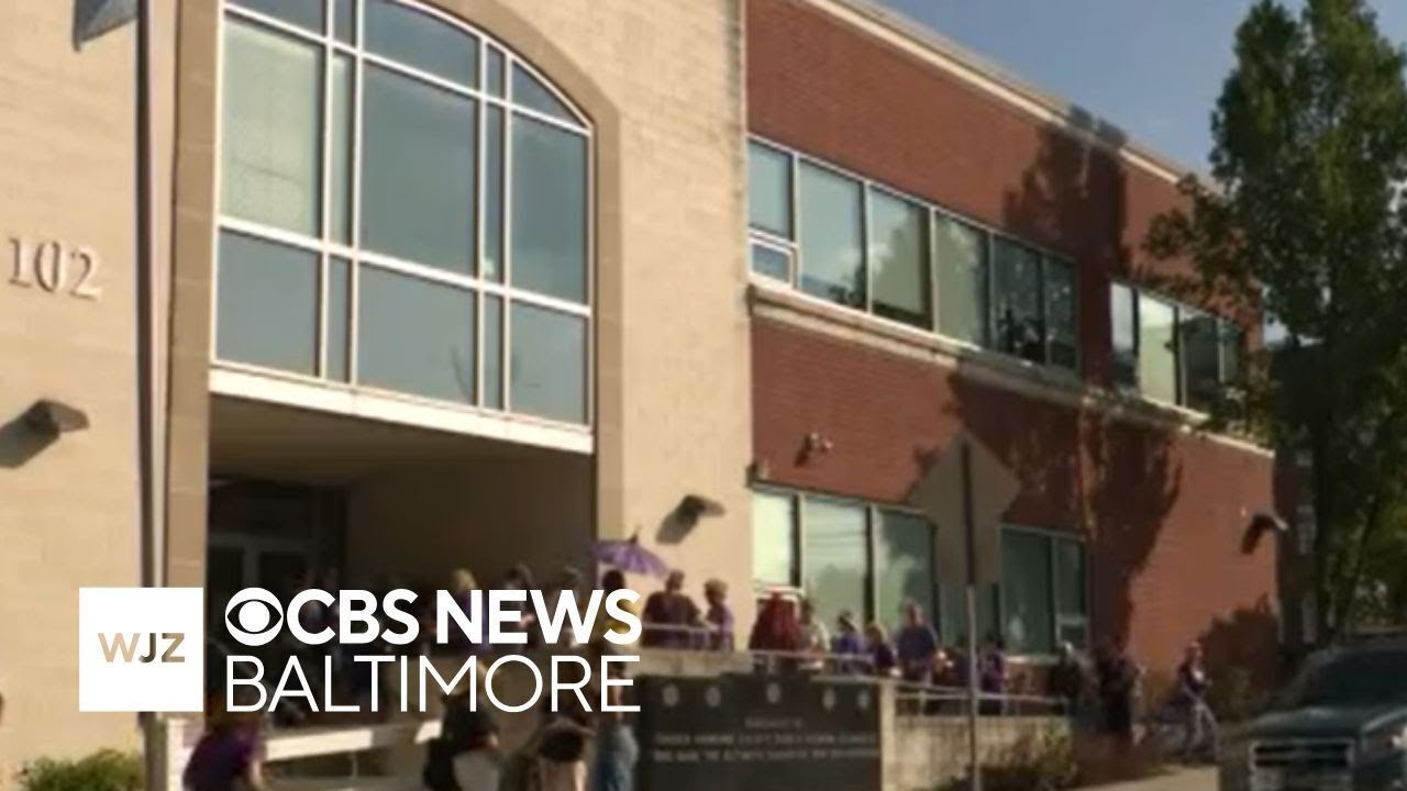 Parents protest over Harford County school district banning book