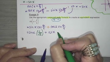 MHF4U1 7.2 Compound Angle Formulas Part 5