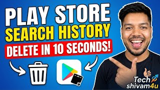How to delete Play Store search history