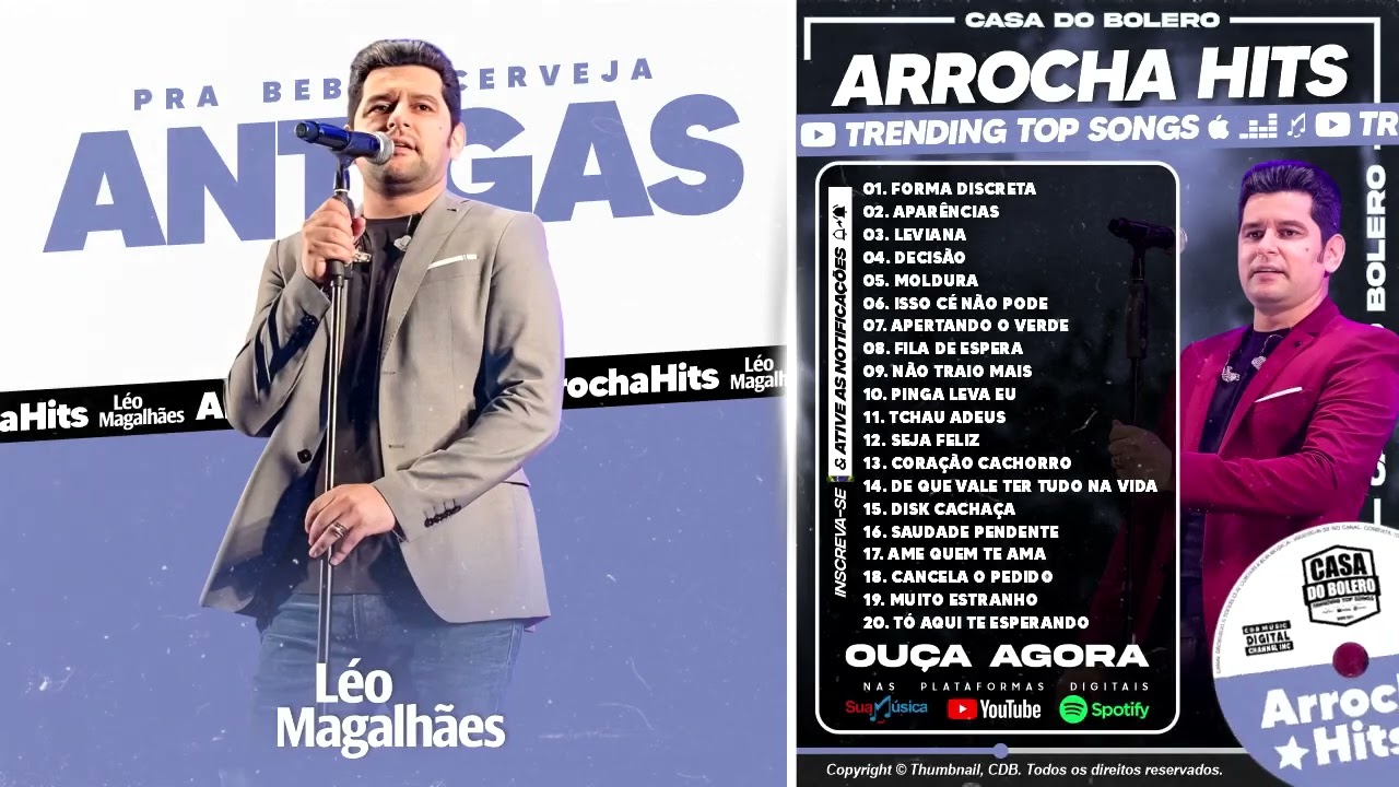 LÉO MAGALHÃES - CD RELIQUIAS 2025 - SÓ AS ANTIGAS - AS MELHORES E
