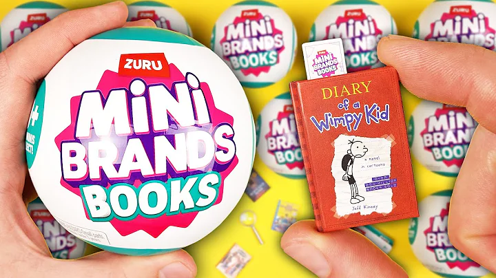 Opening And Reviewing The Mini Brands Books