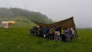 HOLIDAY CAMP FOR 17 PEOPLE || OUR MOST CROWDED CAMP WITH OUR FRIENDS