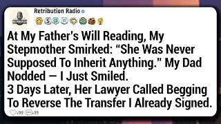 At My Father’s Will Reading, My Stepmother Smirked “She Was Never Supposed To Inherit Anything ”