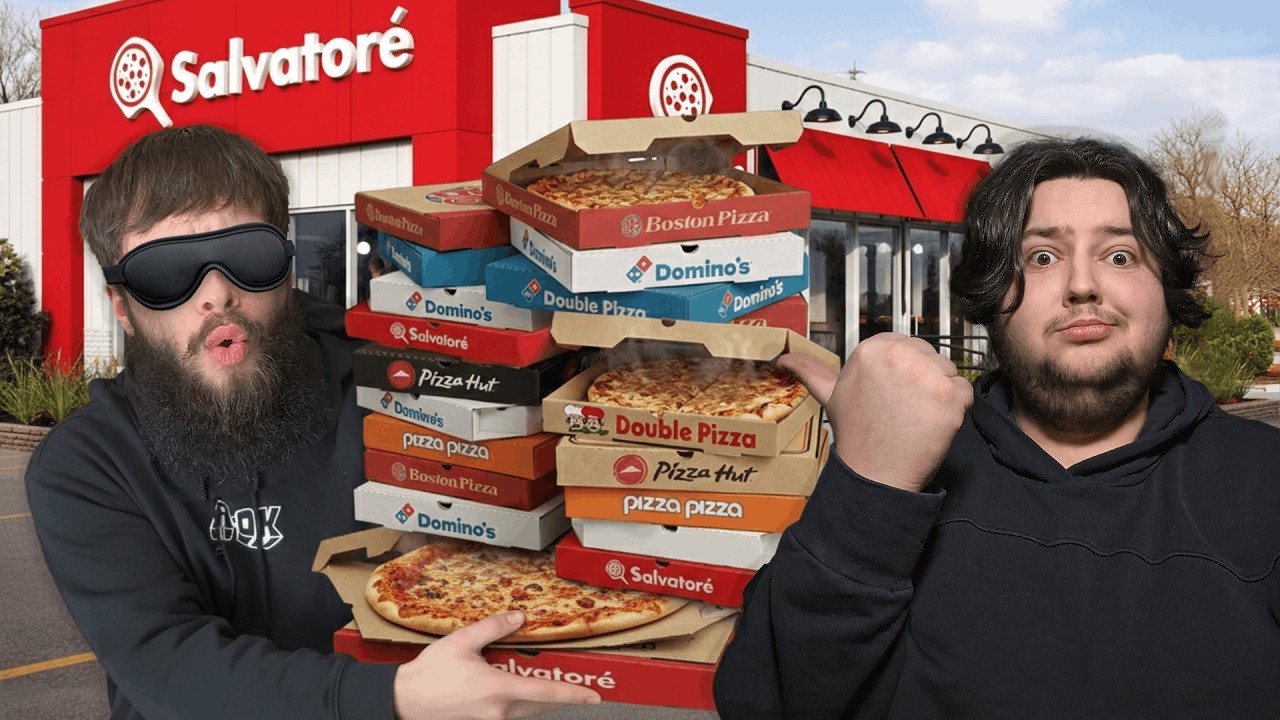 On goûte TOUTES les Pizzas de Fast-Food à l’aveugle ! 🍕