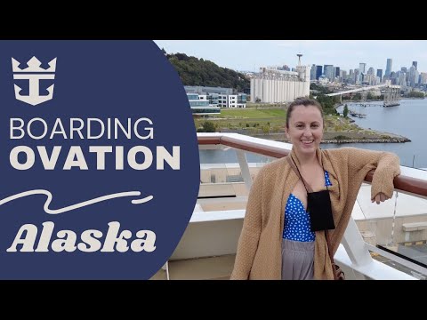 Day 1 of our Alaska Cruise - Boarding Ovation of the Seas - Royal Caribbean Cruise Vlog