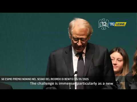 50 ESIMO PREMIO NONINO NEL SEGNO DEL RICORDO DI BENITO | 25/01/2025