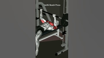 The Smith Bench Press is a great Chest exercise - Save and try your next workout