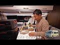 Winter car camping heavy rain allelectric after a series of incidents hiace camper 188