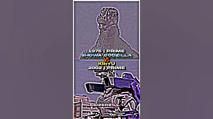 Showa Godzilla (Prime) vs Kiryu (Prime) || #shorts #debate #godzilla