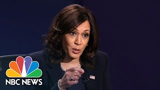 Harris Calls Out Pence: Supposed To Be ‘Debate Based On Fact And Truth’ | NBC News